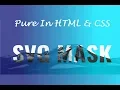 SVG Text Masking Using HTML CSS