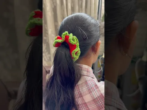 Crochet scrunchies #Easy craft ideas #richel #minhwacuties #youtubeshorts