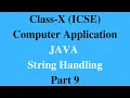JAVA String Handling Part 9 Find all Substrings of a given String