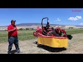 Branson 3520H Tractor Demo with Tar River 185 6 Drum Mower