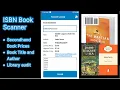 Look up book details from ISBN barcodes - Barcode Lookup Mode in the Barcode Manager app