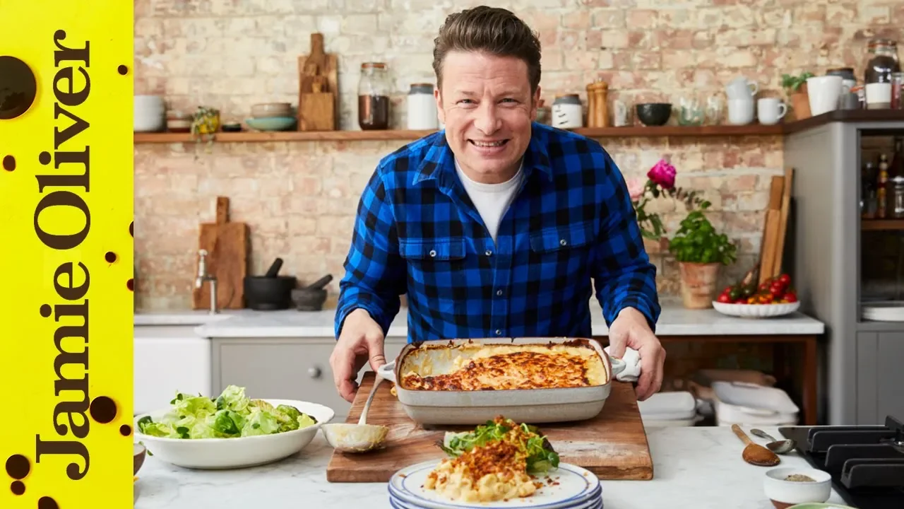 Lemon Chicken with Smashed Sweet Potato | Jamie Oliver. 