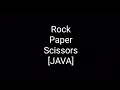 Rock Paper Scissors Game Java