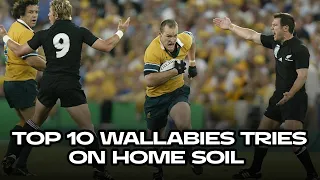 10 AWESOME Aussie tries on Home Soil 🇦🇺 | Australia | Rugby World Cup 2003 | Top 10 Tries