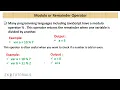 4 Mathematical Operators Full Stack Web Development