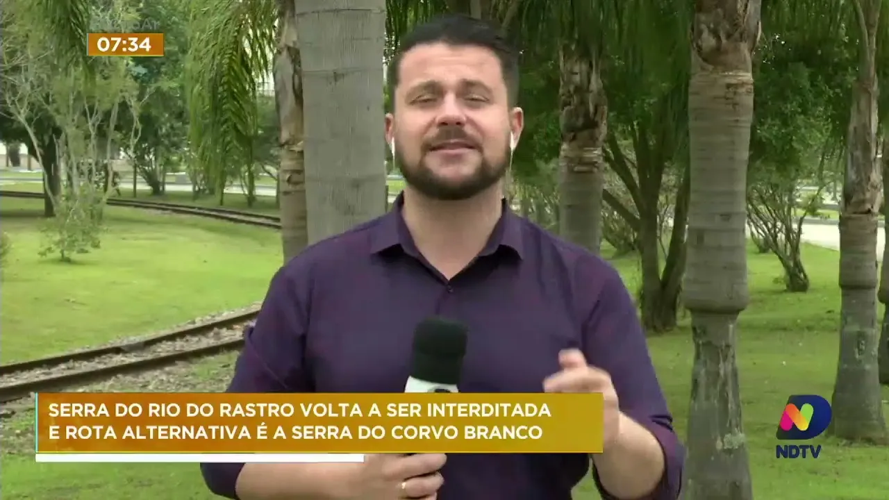 Tráfego de veículos na Serra do Rio do Rastro volta a ser interditado