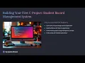 Simple Student Record System Beginner project with code and Explanation
