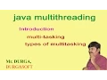 Java multithreading Introduction and multitasking types of multitasking by Durgasir