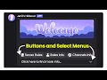 How To Create a Component Message with Buttons and Select Menus ft Discohook