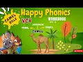 HAPPY PHONICS VCV Rule VCV Words Preschooler Read Aloud Book Vowel Consonant Vowel Camel Rule 61