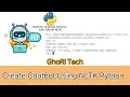 Python Chatbot Tutorial - How to Create a Chatbot using NLTK