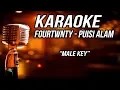 Download Lagu Fourtwnty Puisi Alam Karaoke / Tanpa Vokal - Male Key / Lower Key