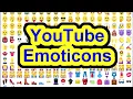 YouTube EMOJI Emoticon Comment EASY - Copy Paste Chat or Post How to use where find