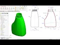 SolidWorks Surface tutorial Bottle