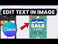 How To Edit Text in an Image in Canva Quick Easy Tutorial