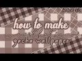 How To Make Aesthetic Gacha Wallpaper Indonesia