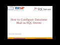How to Configure Database mail in SQL Server