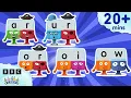 Letter Teams AR OR UR OI OW Lesson Seventeen - Phonics Made Easy for Kids Alphablocks
