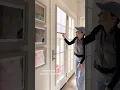 Home hack to avoid the swinging these door blinds are in my Amazon storefront linked in my profile