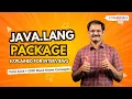 Java lang Package Explained for Interviews Core Java OOP Must-Know Concepts NareshIT