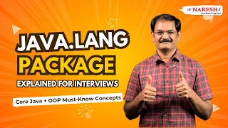 Java lang Package Explained for Interviews Core Java OOP Must-Know Concepts NareshIT