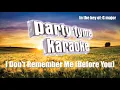 Brothers Osborne - I Don't Remember Me (Before You) (Karaoke Version)