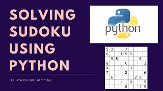 Solving Sudoku Using Python