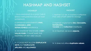 Difference between HASHMAP and HASHSET in java I Collection in Java Java Tutorials for Beginners