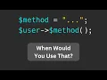 PHP Dynamic Names of