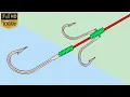 How to tie fishing hooks for big fish || Deep sea fishing