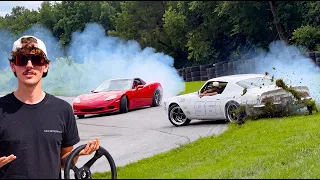 The WhistlinDiesel Team learns how to drift ($40,000 mistake)