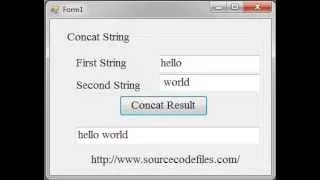 Concat string in VB NET