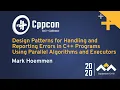 Design Patterns for Errors in C - Parallel Algorithms Executors