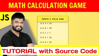 Ep59 - Math Calculation Game tutorial with source Code