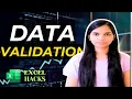 Data Validation in Excel Data Validation Error Alert