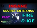 INSANE SECRET ENTRANCE FIRE ICE EXOTIC MISSION FAST EASY SKIP SPEEDRUN TRICK