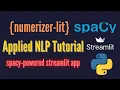 Numerizer - Spacy powered Streamlit deployed on Hugging Face for Free