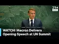 Download Lagu OPENING REMARKS: Macron Delivers Speech at UN Summit on Middle East Peace Efforts | AQ1B
