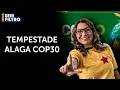 Lagu CAOS NA COP30: chuva causa vazamento e alaga área de conferência em Belém