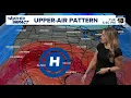 High pressure builds and sunshine is here to stay