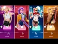 Download Lagu KPop Demon Hunters vs Rose Bruno Mars Apt vs Lisa Money Dance Blackpink Songs vs Harley Quinn