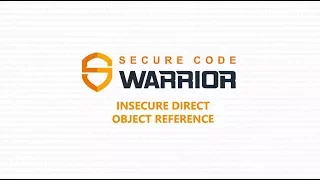 Secure Code Warrior Explainer - Insecure Direct Object Reference
