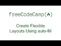 CSS Grid - Create Flexible Layouts Using auto-fill