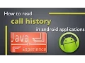 Read Call History in Android apps