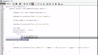 Java Tutorial Java For Beginners Part 18 User Input