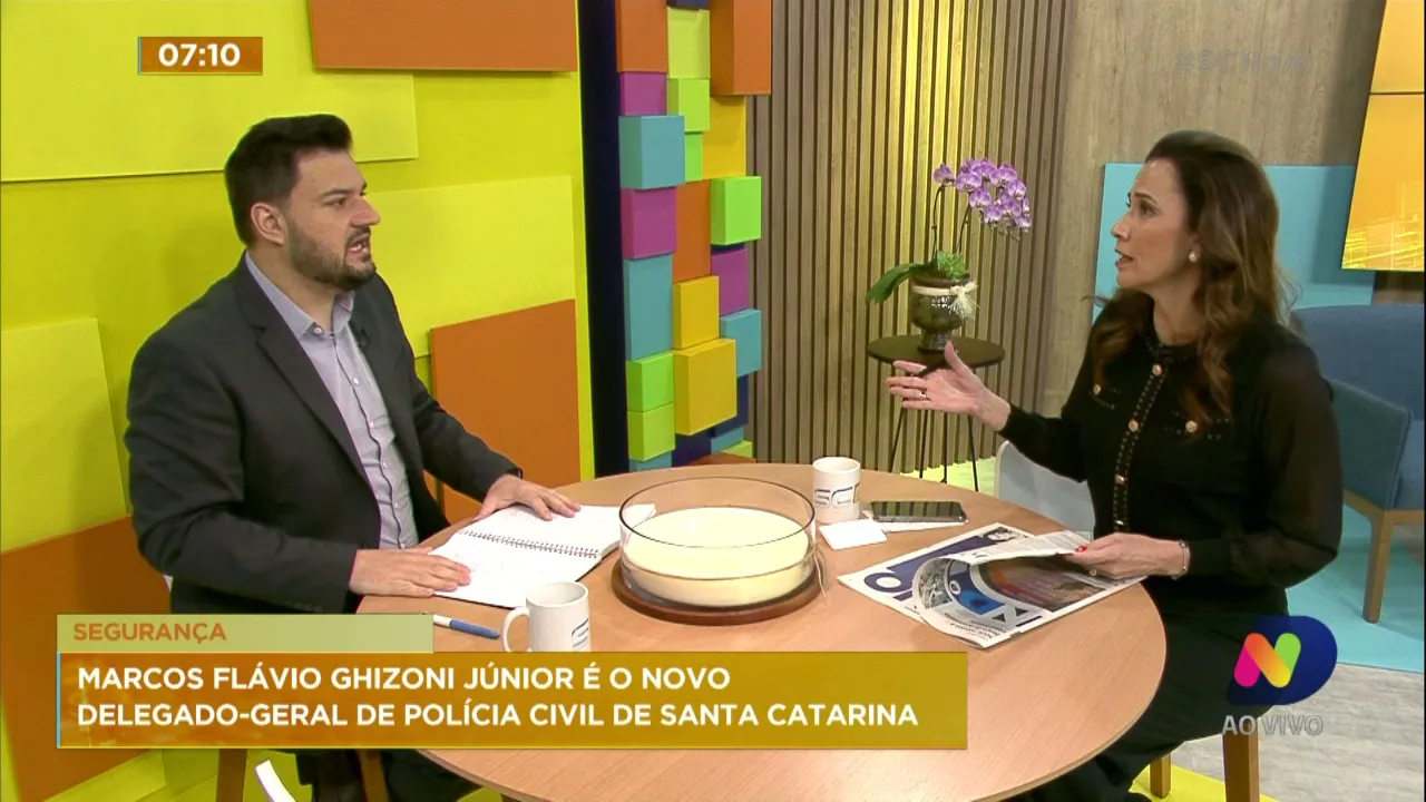 Marcos Flávio Ghizoni Junior é o novo delegado-geral da Polícia Civil de SC
