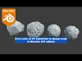 LIVENODING First Look at SV Subdivide To Quads Node