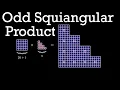 Products of Odd Squares and Triangular Numbers visual proof - updated version