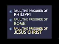 2019 WEC 01 Bob Upton - Paul The Prisoner Part 1