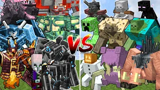 What Minecraft Boss Mob can Defeat the Most Mutant Monsters in a Row?